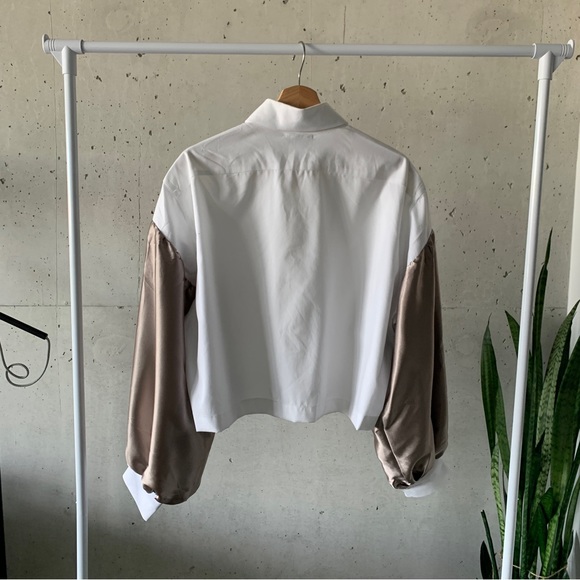 Shirt with balloon sleeves - copper - Picture 5 of 8